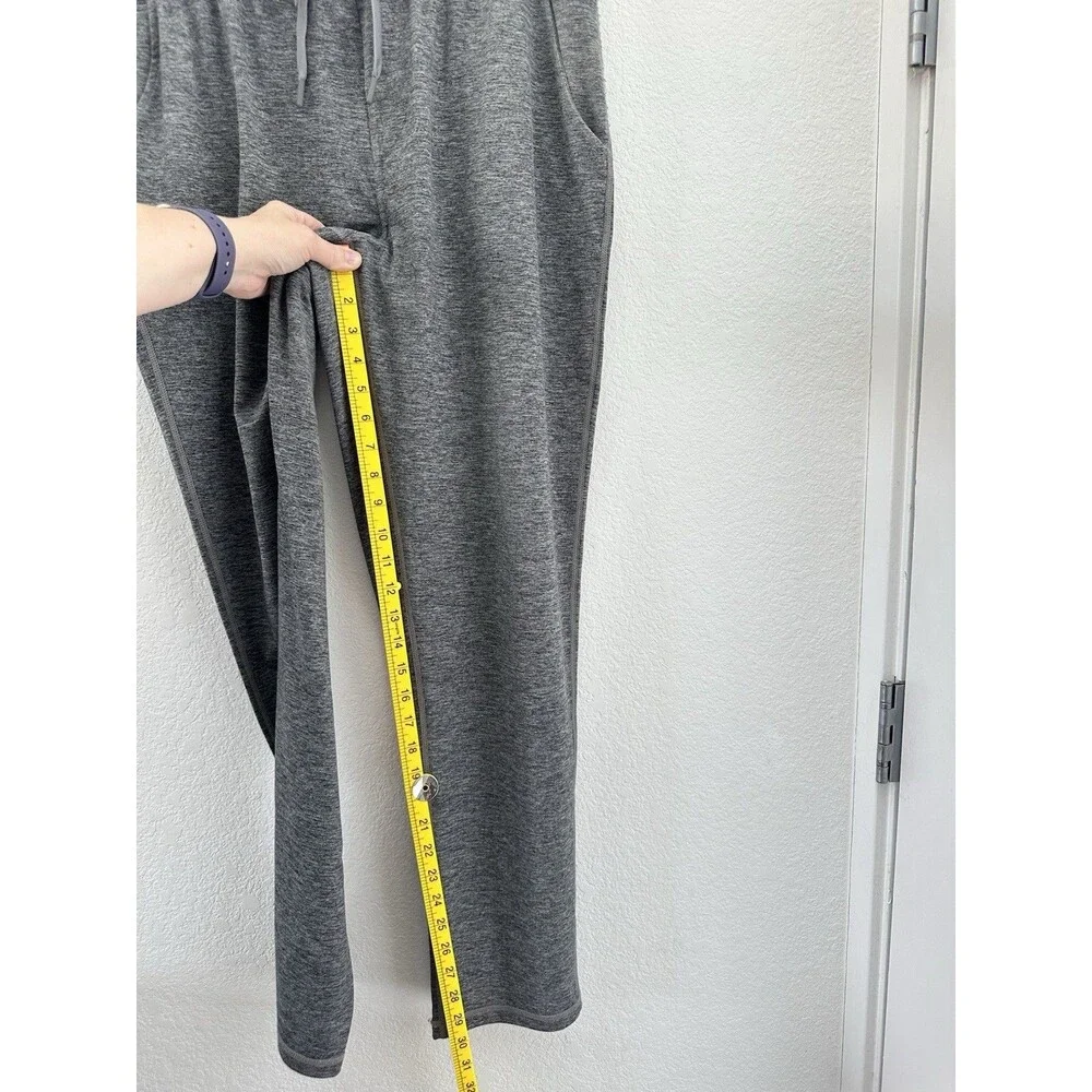 Quince Men's Gray Flowknit Performance Pants Large L Joggers Drawstring Active